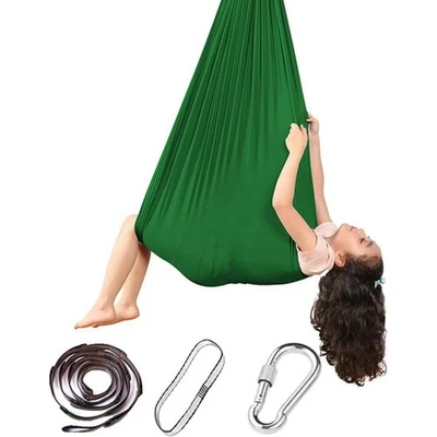 Portable Snuggle Hammock -Elastic Hanging Chair with Rope Carabiner, Light9926 - Bild 1 von 4
