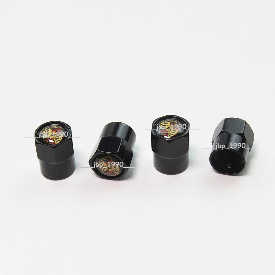 Universal Fits Porsche Tire Air Valve Stem Caps for Cars, Trucks, SUVs, Vans - Image 2 of 4