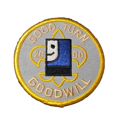BSA Boy Scouts Of America Good Turn Goodwill 2000 Patch 3'' Round Patch NEW