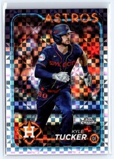 Kyle Tucker Base Topps Chrome - X-fractor  NM