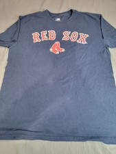 MLB Boston Red Sox MLB Genuine Merchandise Navy Graphic T-Shirt Men s Medium