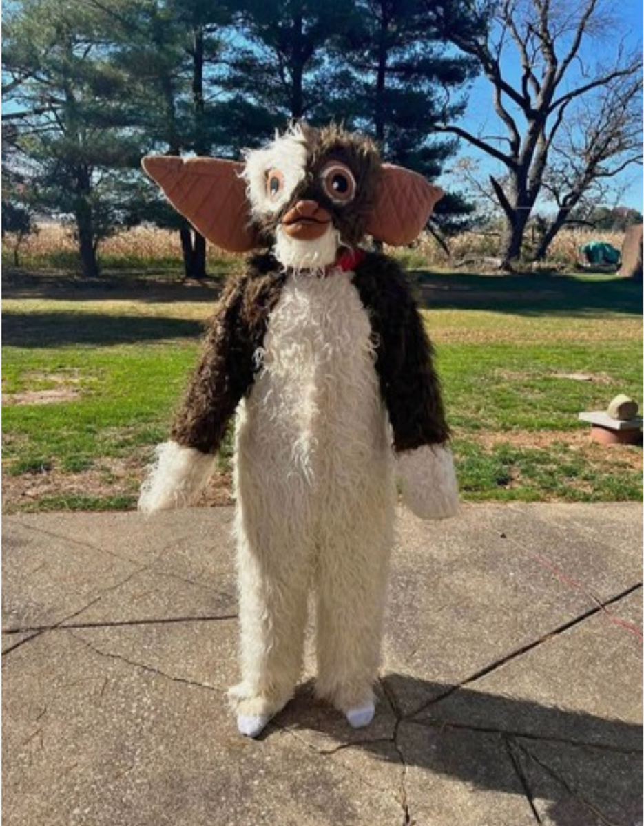 Vintage 1984 GIZMO Gremlins Mogwai Costume Adult Halloween Cosplay