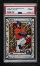 2020 Bowman Chrome Prospects Mega Box Mojo Refractor Jeremy Pena PSA 10 0u0o