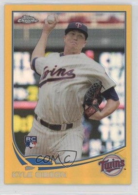 2013 Topps Chrome Update Gold Refractor 58/250 Kyle Gibson #MB-38 Rookie RC 10k8