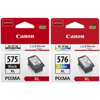 Canon PG-575XL & CL-576XL Tinte Schwarz, Color