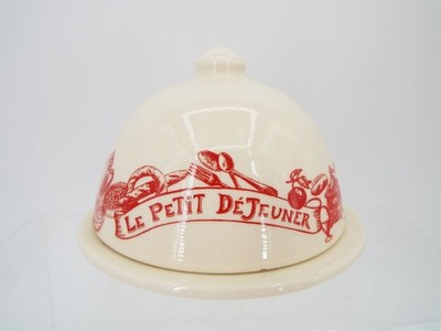 Le Comptoir De Famille France Le Petit De'Jeuner Covered Butter Dish