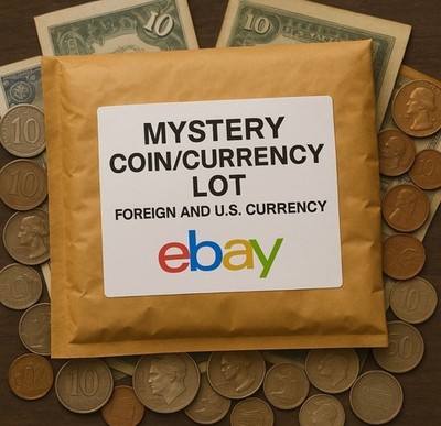 Mystery Coins For Collectors Foreign & U.S Coins