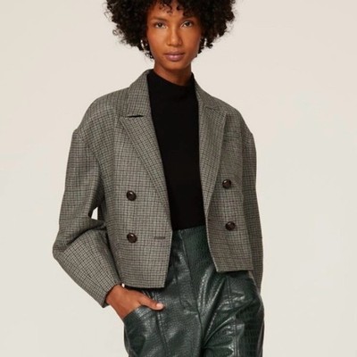Veronica Beard Sybille Houndstooth Blazer