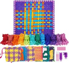Weaving Loom for Kids 12 Colors Pot Holder Loom Kit 288 Loops Potholder Looms