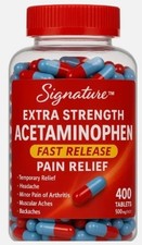 Generic Tylenol  Extra Strength Rapid Pain Relief  400 Caplets, exp 08.2027