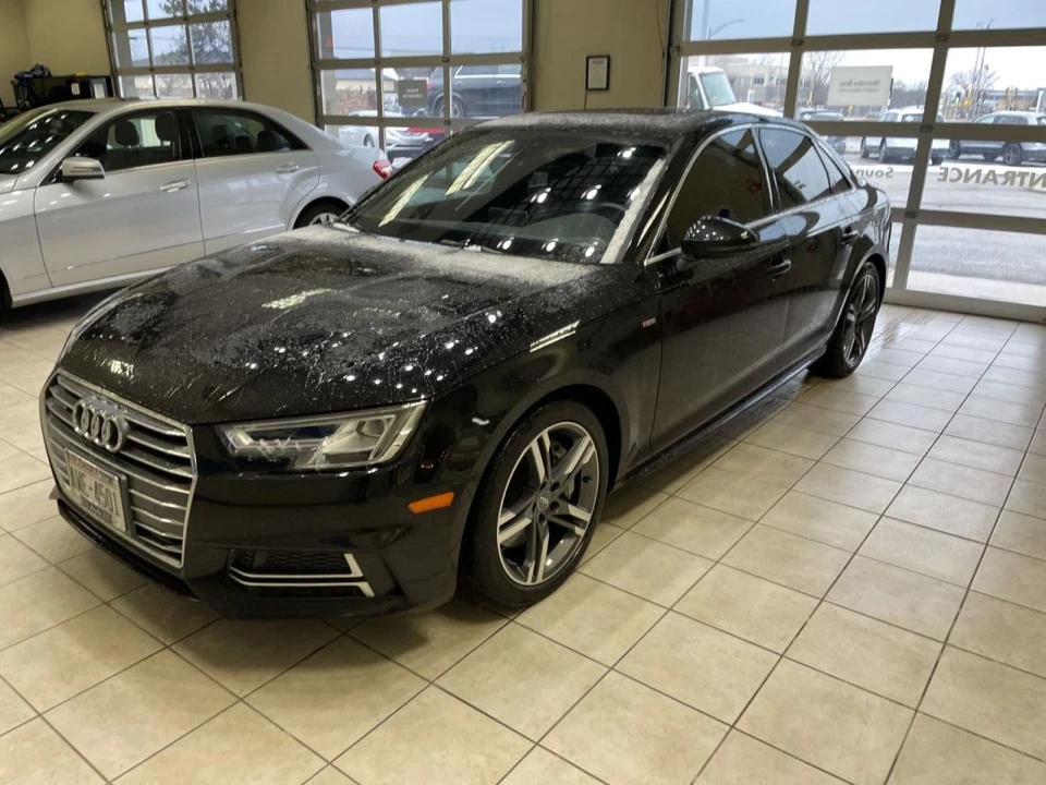 (SOLO RECOGIDA LOCAL) Moldura cromada de cuarto de vidrio izquierdo conductor para AUDI A4 17-19 Foto 2 de 4