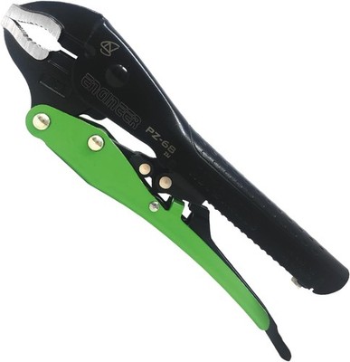 Engineer PZ-68 Locking Pliers 8.7-Inch, Broken Screw/Crushed Green 