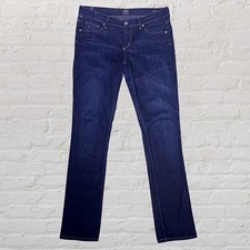 Citizens of Humanity Ava Low Rise Straight Leg Jeans 30x33.5 Stretch Dark Wash