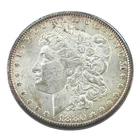 1880-CC $1 Silver Morgan Dollar in About Uncirculated AU Condition