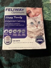 Feliway Optimum Cat Calming Pheromone Plug-in Diffuser 30 Day Kit Expires 2026