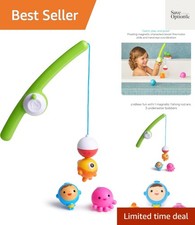 Fishin' Magnetic Baby and Toddler Bath Toy, 4pc Set