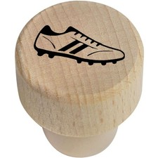 19mm 'Football Boot' Wooden Bottle Stopper / Cork (BS00032783)