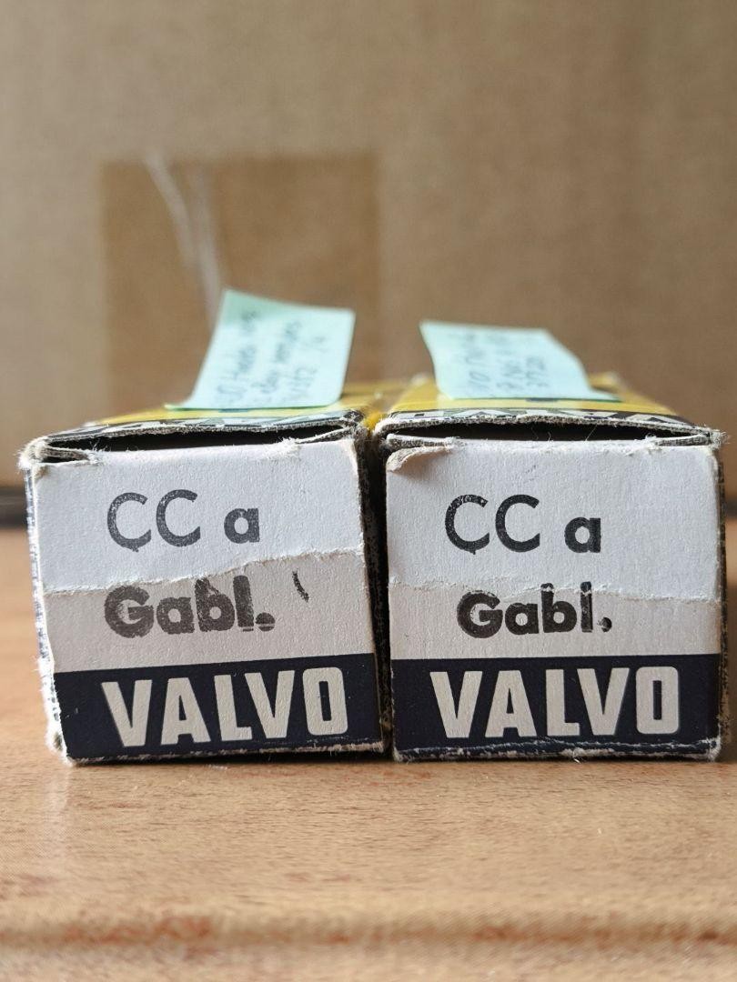 アンプ Valvo CCa (E88CC+) BP Gabl. Holland 1963 Valvo CCa E88CC Match Pair NOS 1963 Holland Original Box