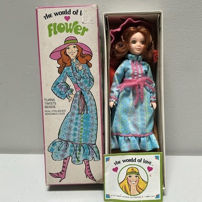 Hasbro The World of Love Flower Doll 1971 with box original clothes