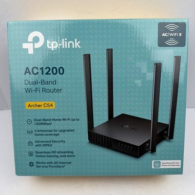 TP-LINK Archer C54 AC1200 Dual-Band MU-MIMO Wi-Fi 5 Router - NOB