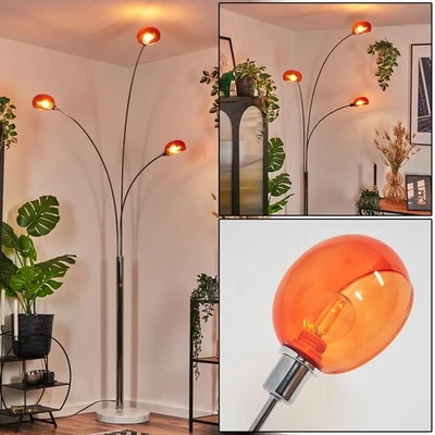 HOFSTEIN Nikkala Stehlampe Standleuchte Standlampe Stehleuchte Ecklampe Glas