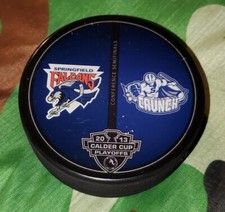 2013 SPRINGFIELD FALCONS VS SYRACUSE CRUNCH PUCK CALDER CUP PLAYOFFS AHL 