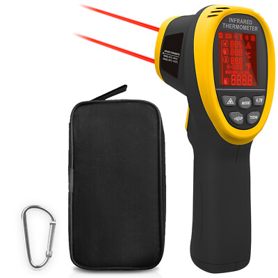 Infrared Thermometer High Temp Thermometer Pyrometer  -50 ~800  w/Humidity 16:1