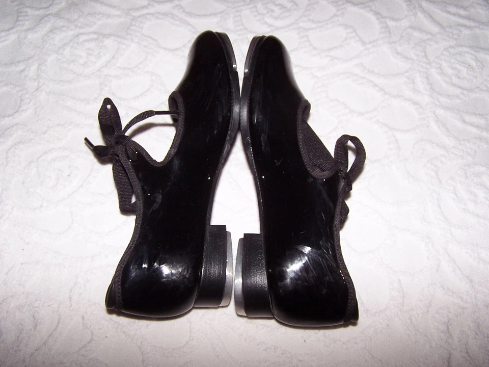 Zapatos Capezio Tap Negros - Niña Talla 2 1/2 M Foto 3 de 4