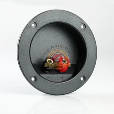 NEW Round Input Speaker Terminal Cup Wire Cable Box Connector Subwoofer Connect