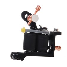 Tattoo Coil Machine Iron Tattoo Machines 10 Wrap Coils for Liner Shader M404 USA