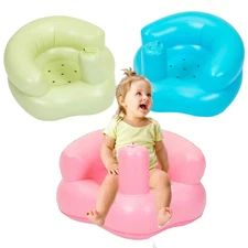 Inflatable Baby Seat For Babies With Removable Cover Built In Air Pump US