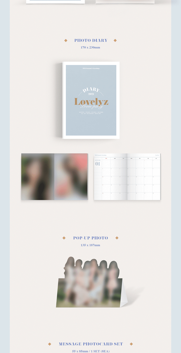 K-POP・アジア Lovelyz - 2021 Season's Greetings LOVELYZ 2021 SEASON'S GREETINGS FROM PARTY REAL SIGNED AUTOGRAPHED