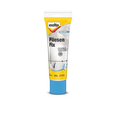 Molto Fliesenfix Grau 300 g Fugen Reparatur Fertigspachtel