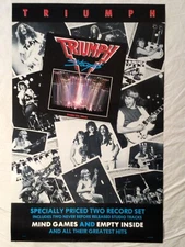 Triumph 1985 Promo Poster Stages Live