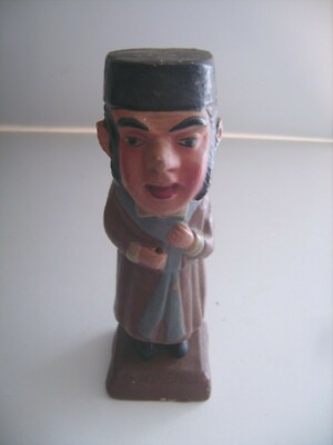 Ancien santon en terre cuite d'un apothicaire ''El boticario'' 17 cm X 5 cm