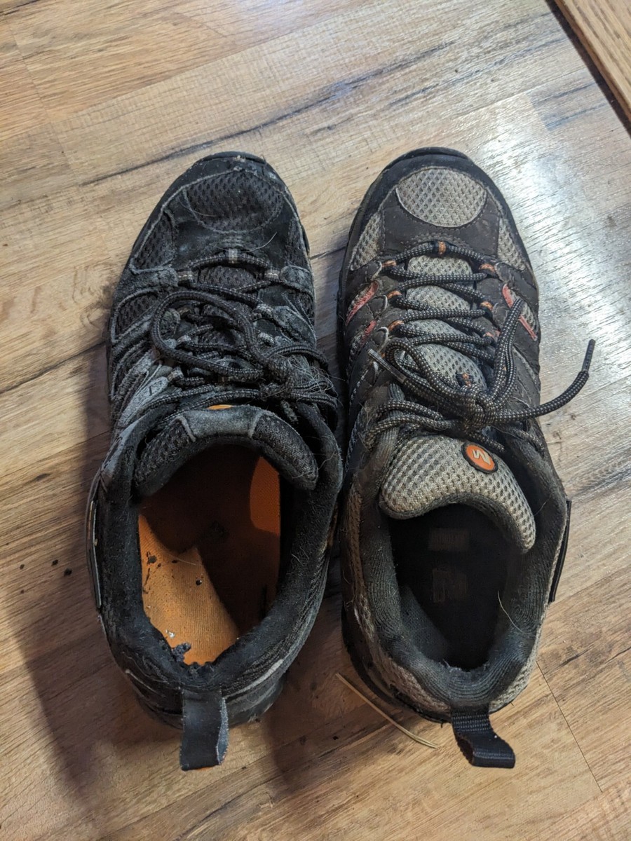 Merrell 9.5 mens black gray orange sneakers | eBay display picture 3