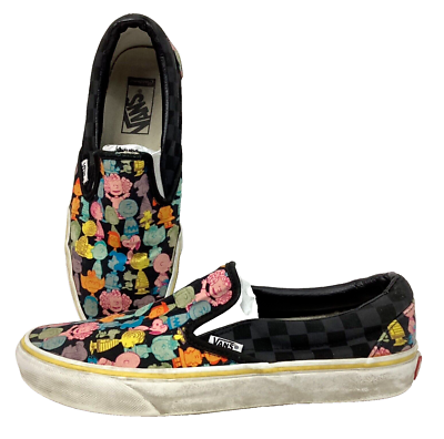 Vans-Charlie Brown-Men Sz 8- Colorful Characters-Black  display picture 2