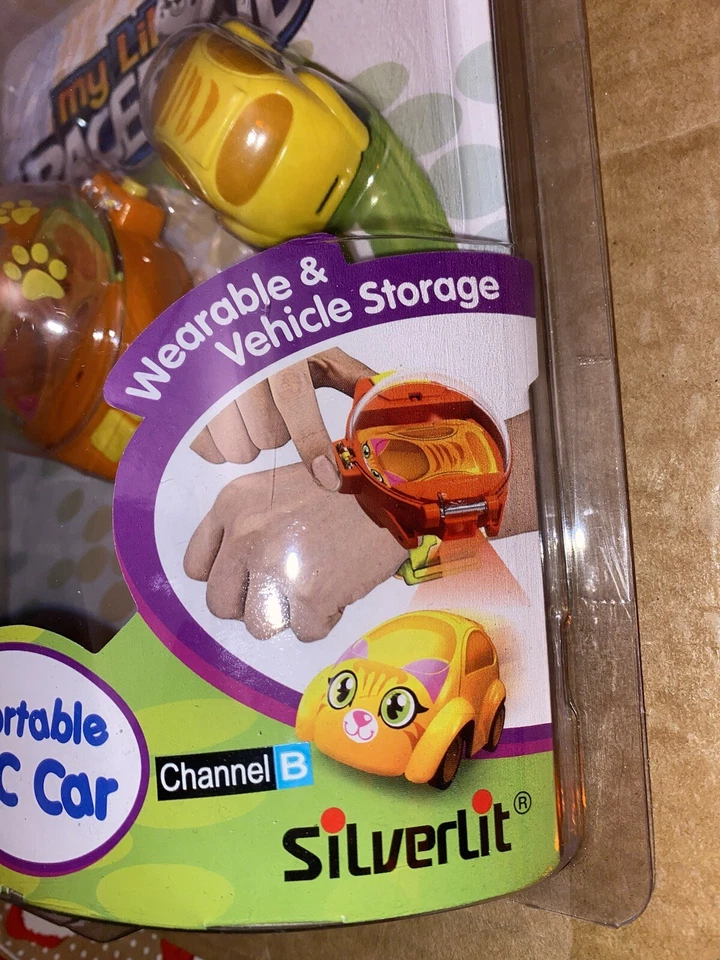 RC Kitten My Lil' Racer Raceband Vehicle car Yellow 2" x 1.25" Silverlit Cat - Image 3 of 3