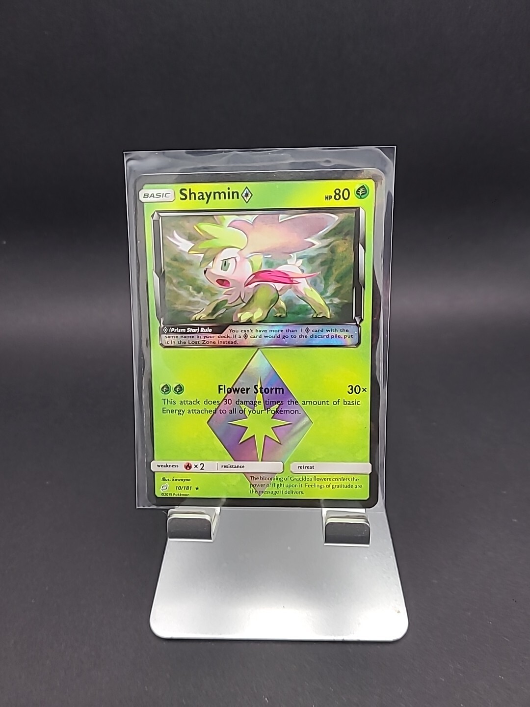 Shaymin 10/181 Team Up Prism Star Rare Holo Pokemon Card NM