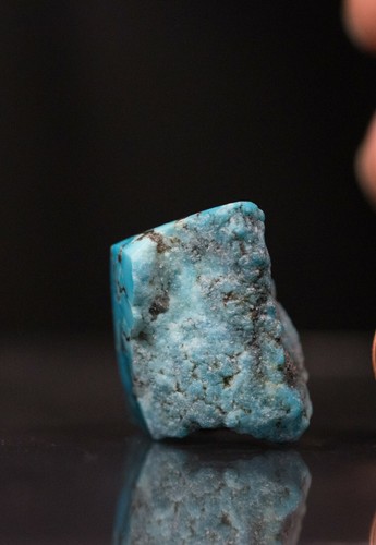 TURQUOISE GEM NUGGET Birdseye Spider web Cabbing Rough KINGMAN - Picture 4 of 7