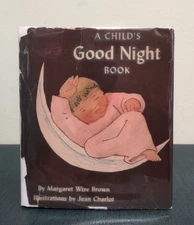 RARE SIGNED A Child's Good Night Book Margaret Wise Brown Jean Charlot 1st ED HB
