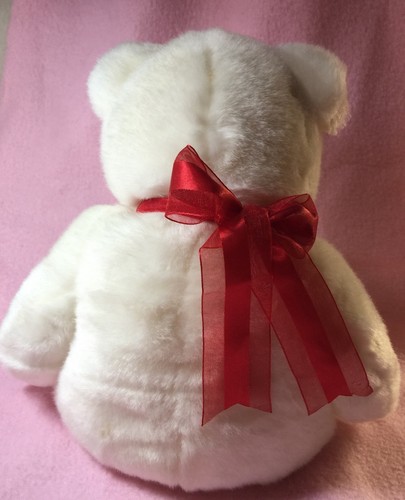 Beanie Baby Valentino Buddy Bianco Rosso Cuore No Ty Tag - Foto 2 di 4
