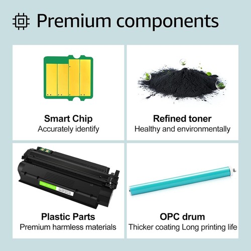 Paquete de 1 cartucho de tóner GREENCYCLE C7115X apto para HP 15X Laserjet 1220se 3380 - Imagen 8 de 8
