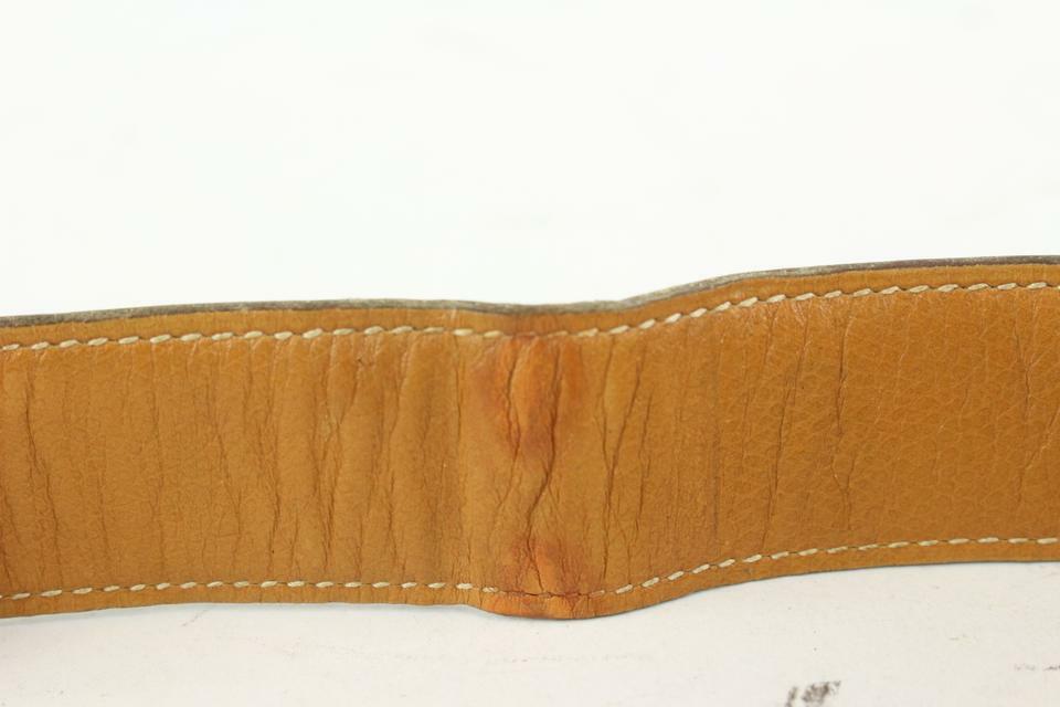 Hermès 32mm Reversible H Logo Belt Kit Brown x Gold 1H124 Hermès 32mm Reversible H Logo Belt Kit Brown x Gold 1H124 | eBay main image 3