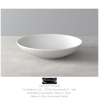 Service Vaisselle Villeroy & Boch Manufacture Rock Blanc - 18 Pièces - 6 Pers
