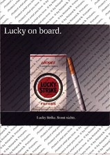 Lucky Strike Werbung Anzeige Reklame