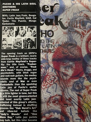 Pucho & His Latin Soul Brothers - Super Freak LP On 180 Gram Vinyl