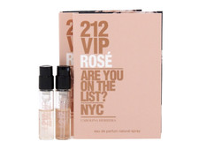 CAROLINA HERRERA 212 VIP ROSE EDP 1.5ml .05fl oz x 2 PERFUME SPRAY SAMPLES