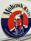 Vintage Style Mohawk Oils Indian   Gas Steel Metal  Sign