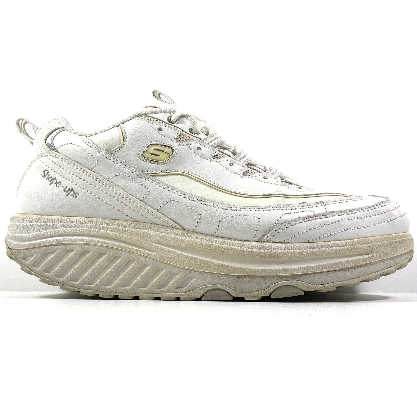 Skechers Shape Ups White Toning Sneakers 11800 Womens Size 10 | eBay